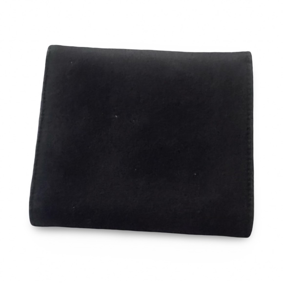 black Salvatore Ferragamo Vara canvas pouch with a silver-tone buckle. - Picture 5 of 14